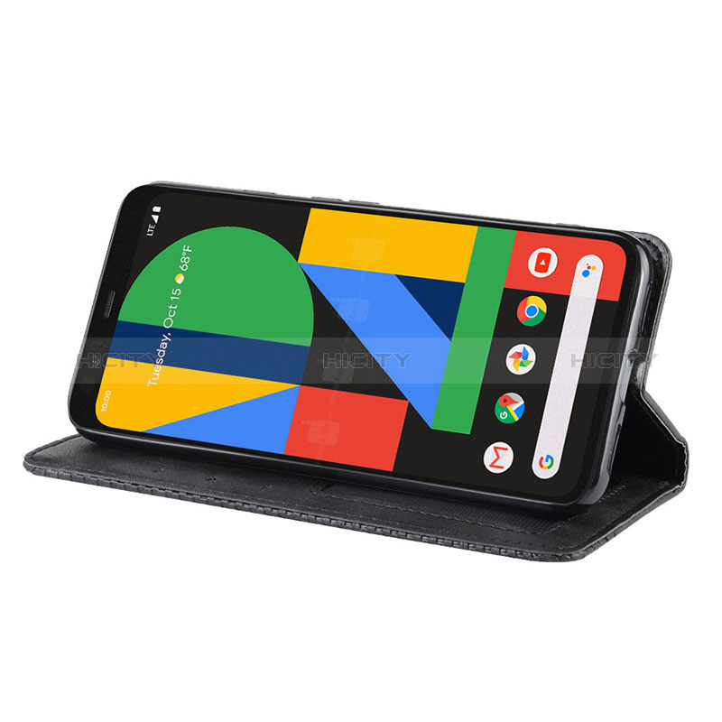 Custodia Portafoglio In Pelle Cover con Supporto BY4 per Google Pixel 4 XL