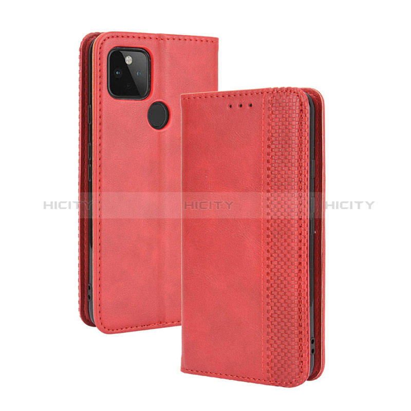 Custodia Portafoglio In Pelle Cover con Supporto BY4 per Google Pixel 4a 5G