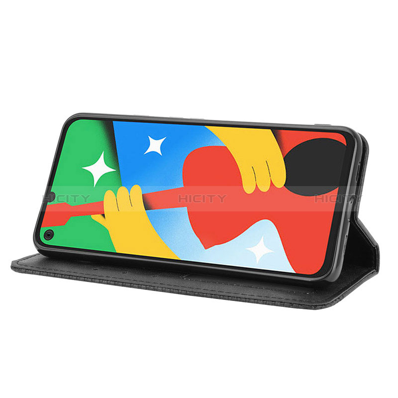 Custodia Portafoglio In Pelle Cover con Supporto BY4 per Google Pixel 4a 5G