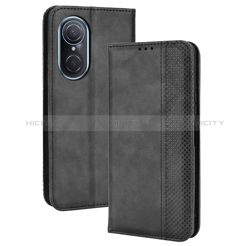 Custodia Portafoglio In Pelle Cover con Supporto BY4 per Huawei Honor 50 SE 5G Nero