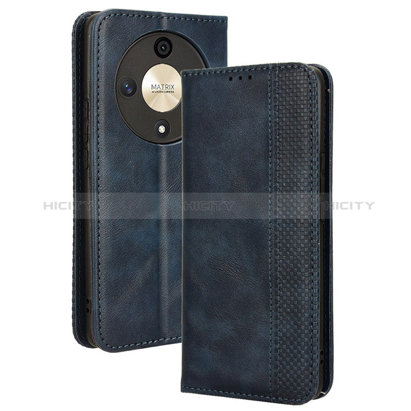 Custodia Portafoglio In Pelle Cover con Supporto BY4 per Huawei Honor X9b 5G