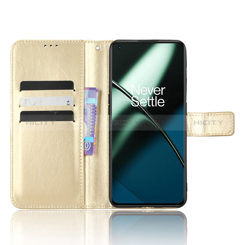 Custodia Portafoglio In Pelle Cover con Supporto BY4 per OnePlus Ace 2 Pro 5G