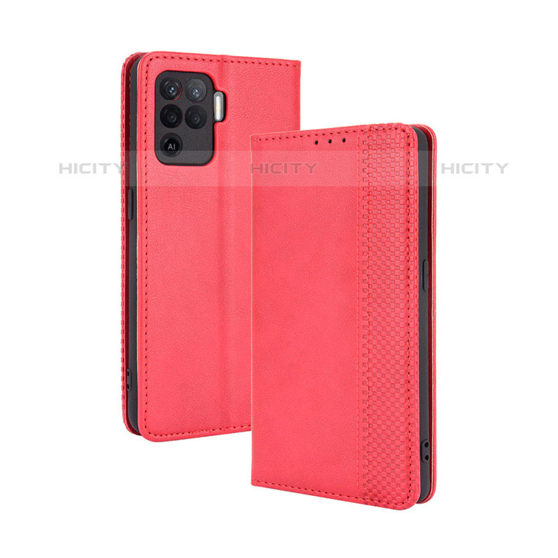 Custodia Portafoglio In Pelle Cover con Supporto BY4 per Oppo A94 4G