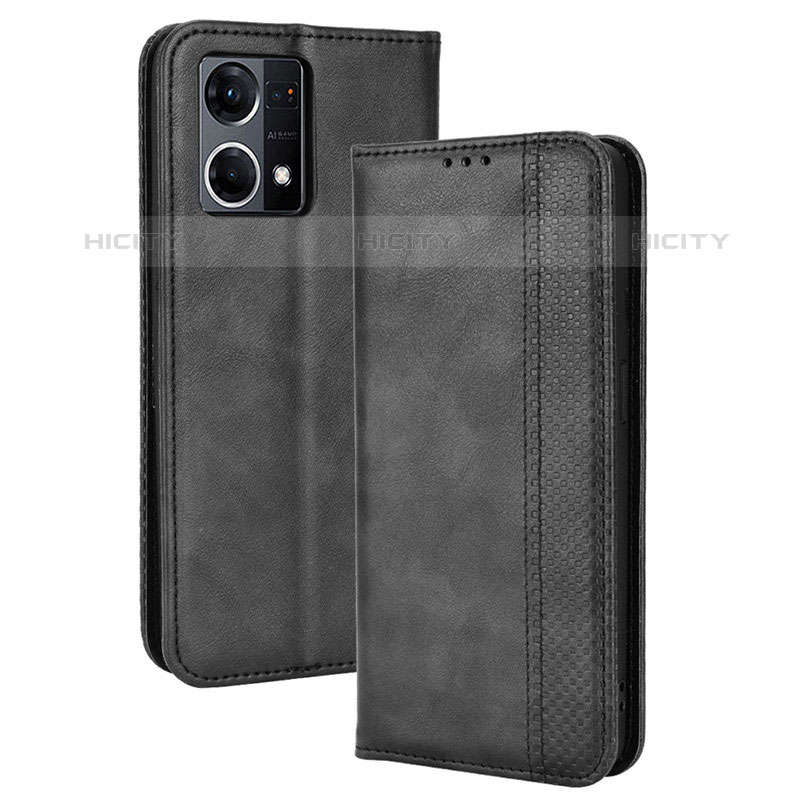 Custodia Portafoglio In Pelle Cover con Supporto BY4 per Oppo F21 Pro 4G