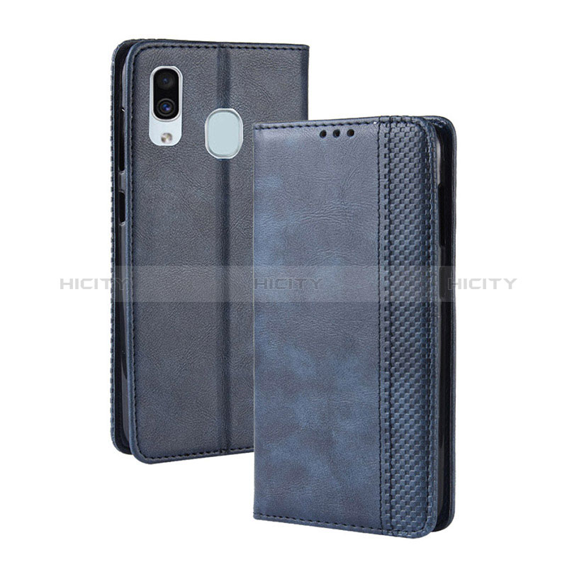 Custodia Portafoglio In Pelle Cover con Supporto BY4 per Samsung Galaxy A30