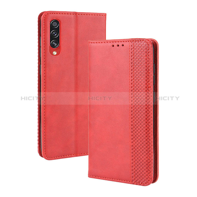 Custodia Portafoglio In Pelle Cover con Supporto BY4 per Samsung Galaxy A90 5G Rosso