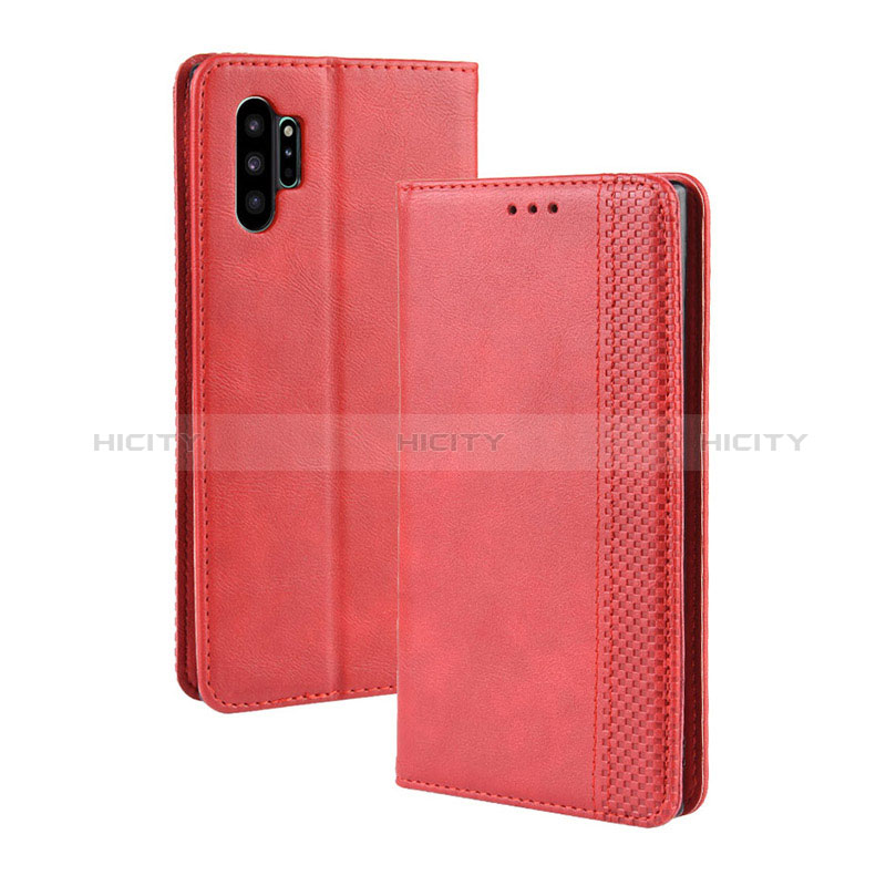 Custodia Portafoglio In Pelle Cover con Supporto BY4 per Samsung Galaxy Note 10 Plus 5G