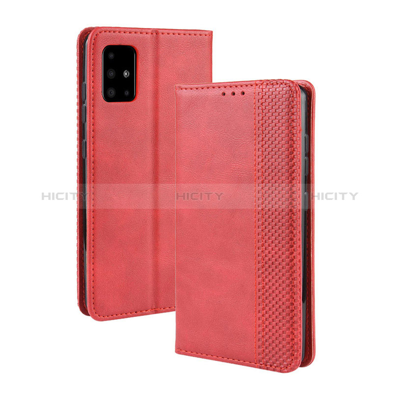 Custodia Portafoglio In Pelle Cover con Supporto BY4 per Samsung Galaxy S20 5G Rosso