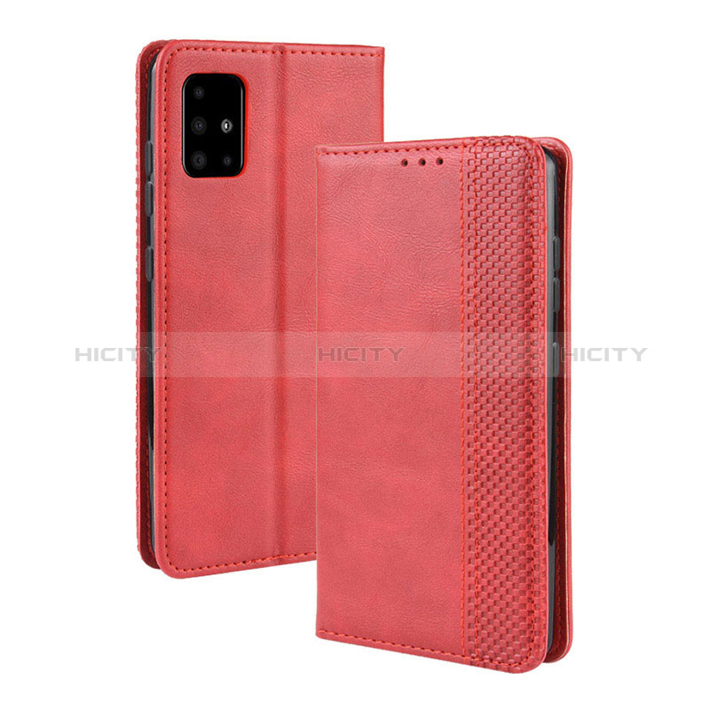 Custodia Portafoglio In Pelle Cover con Supporto BY4 per Samsung Galaxy S20 Plus 5G Rosso