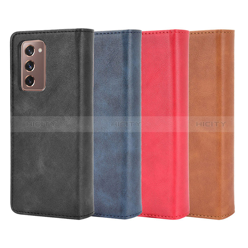 Custodia Portafoglio In Pelle Cover con Supporto BY4 per Samsung Galaxy Z Fold2 5G