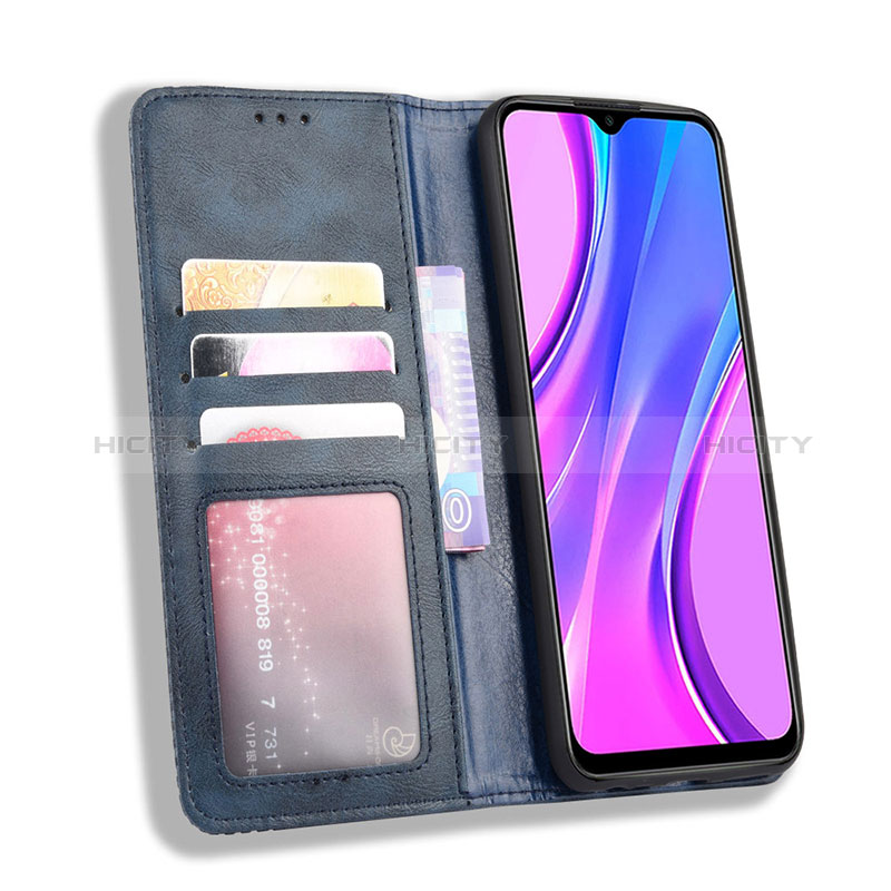 Custodia Portafoglio In Pelle Cover con Supporto BY4 per Xiaomi Poco M2