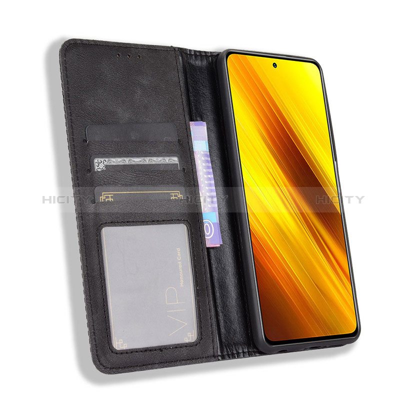 Custodia Portafoglio In Pelle Cover con Supporto BY4 per Xiaomi Poco X3