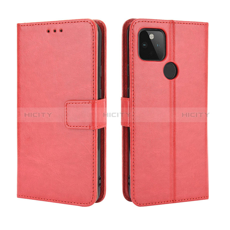 Custodia Portafoglio In Pelle Cover con Supporto BY5 per Google Pixel 4a 5G