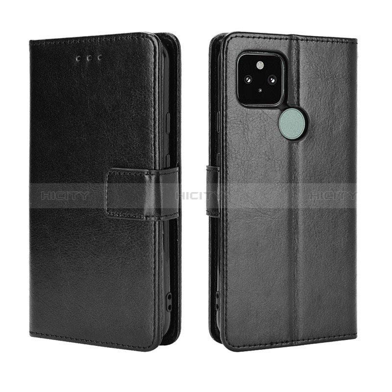 Custodia Portafoglio In Pelle Cover con Supporto BY5 per Google Pixel 5