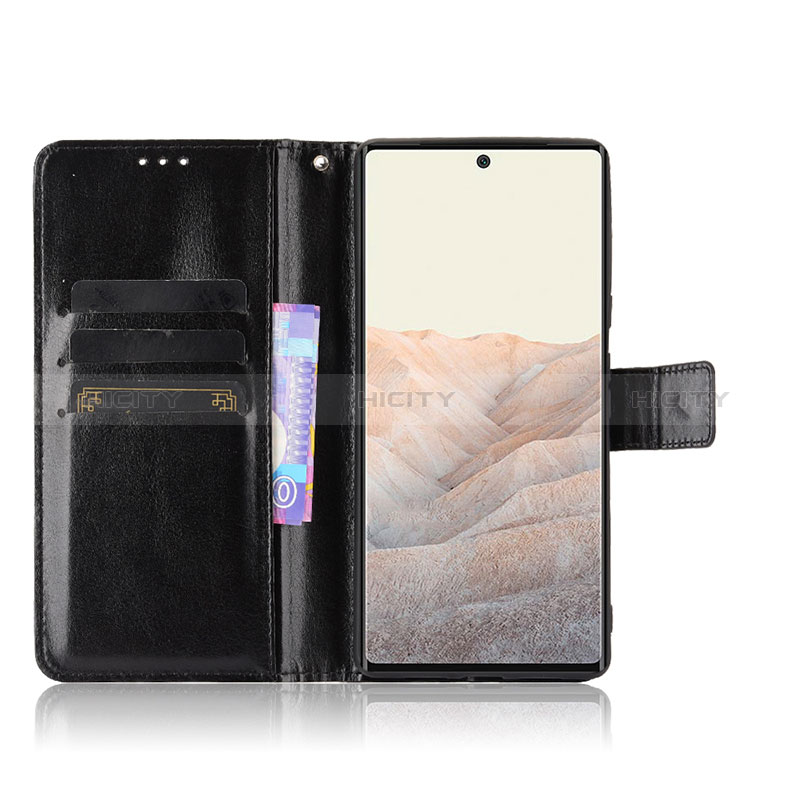 Custodia Portafoglio In Pelle Cover con Supporto BY5 per Google Pixel 6 Pro 5G