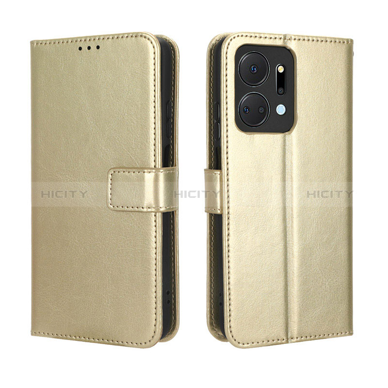 Custodia Portafoglio In Pelle Cover con Supporto BY5 per Huawei Honor X7a