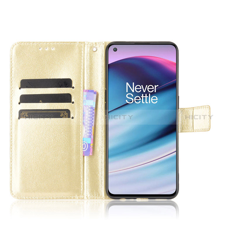 Custodia Portafoglio In Pelle Cover con Supporto BY5 per OnePlus Nord CE 5G