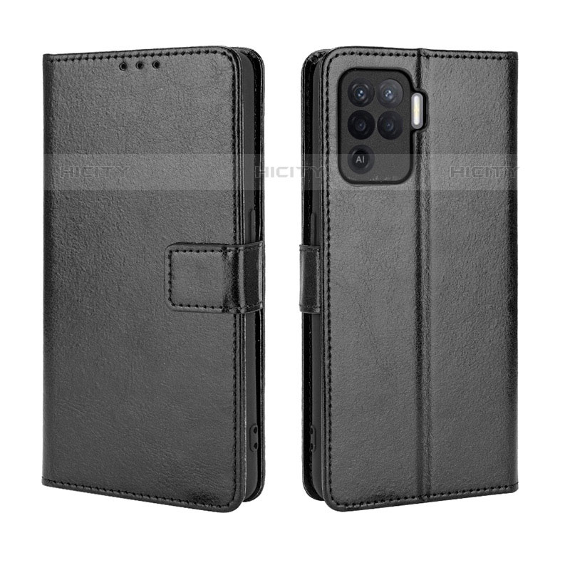 Custodia Portafoglio In Pelle Cover con Supporto BY5 per Oppo F19 Pro