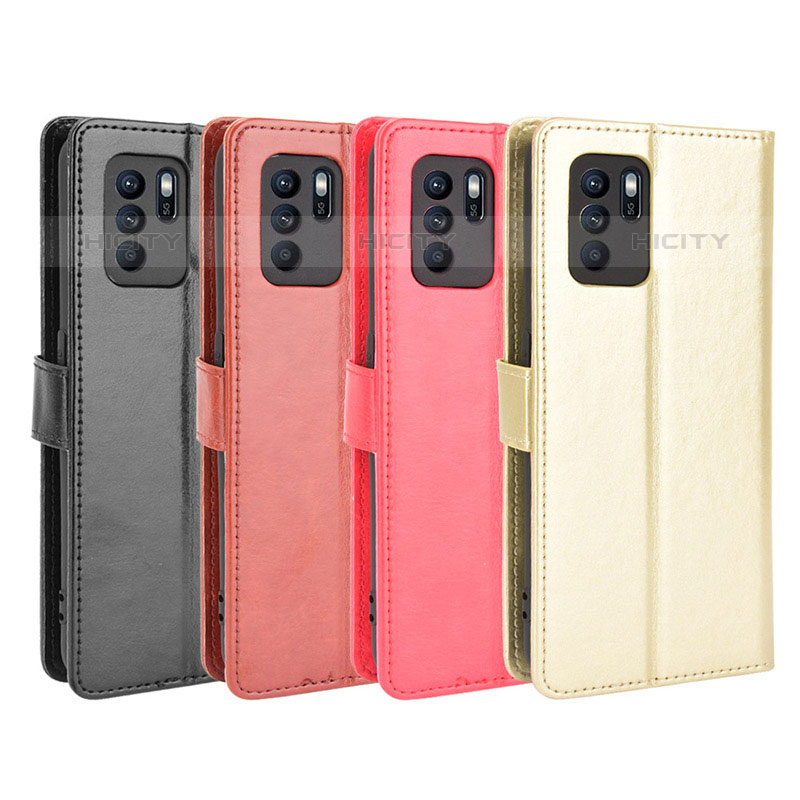 Custodia Portafoglio In Pelle Cover con Supporto BY5 per Oppo Reno6 Z 5G