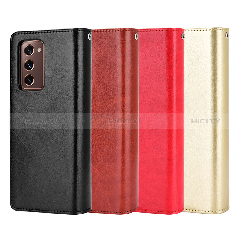 Custodia Portafoglio In Pelle Cover con Supporto BY5 per Samsung Galaxy Z Fold2 5G