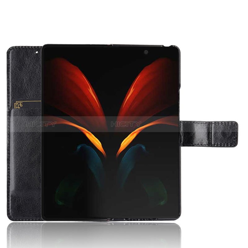 Custodia Portafoglio In Pelle Cover con Supporto BY5 per Samsung Galaxy Z Fold2 5G