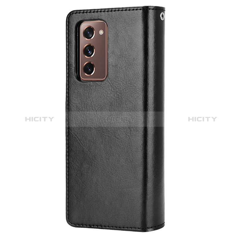 Custodia Portafoglio In Pelle Cover con Supporto BY5 per Samsung Galaxy Z Fold2 5G