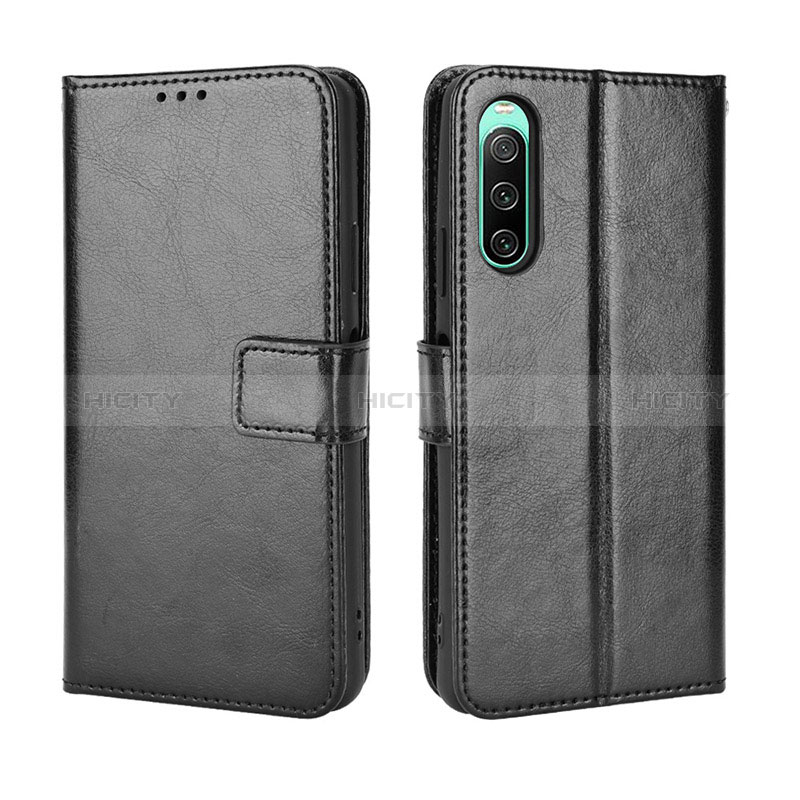 Custodia Portafoglio In Pelle Cover con Supporto BY5 per Sony Xperia 10 IV SOG07