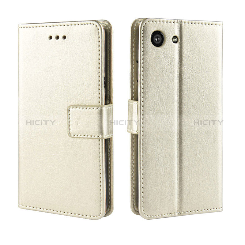 Custodia Portafoglio In Pelle Cover con Supporto BY5 per Sony Xperia Ace