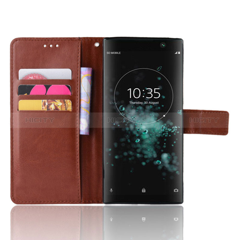 Custodia Portafoglio In Pelle Cover con Supporto BY5 per Sony Xperia XA2 Ultra