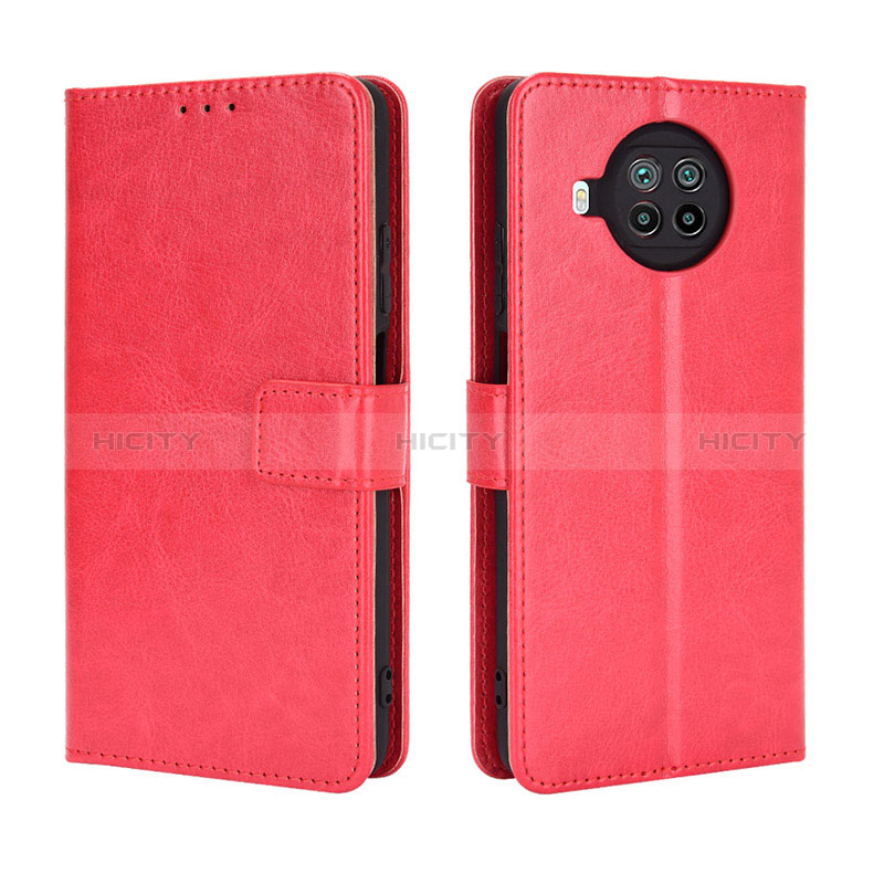 Custodia Portafoglio In Pelle Cover con Supporto BY5 per Xiaomi Mi 10T Lite 5G Rosso