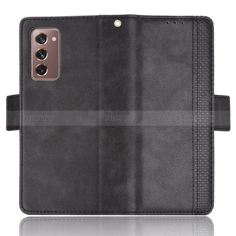 Custodia Portafoglio In Pelle Cover con Supporto BY6 per Samsung Galaxy Z Fold2 5G