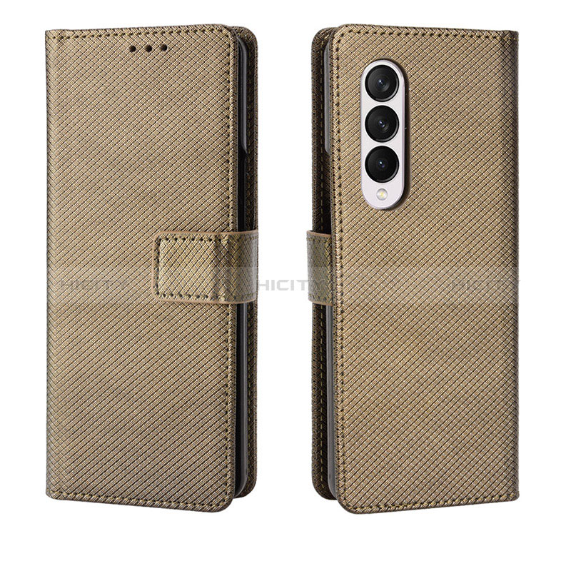 Custodia Portafoglio In Pelle Cover con Supporto BY6 per Samsung Galaxy Z Fold3 5G