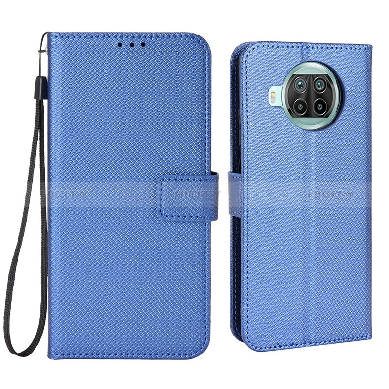 Custodia Portafoglio In Pelle Cover con Supporto BY6 per Xiaomi Mi 10T Lite 5G Blu
