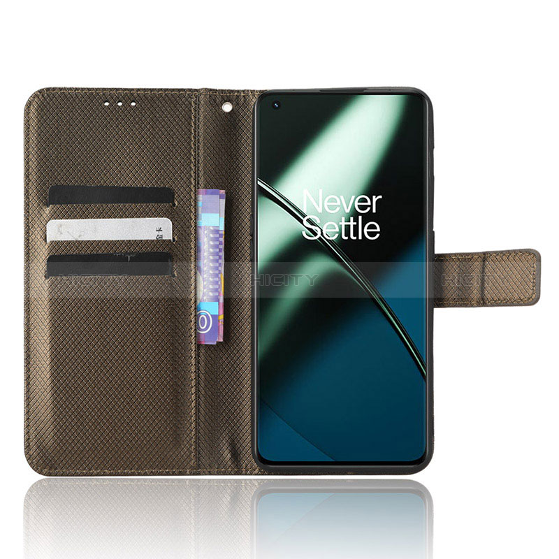 Custodia Portafoglio In Pelle Cover con Supporto BY7 per OnePlus 11 5G
