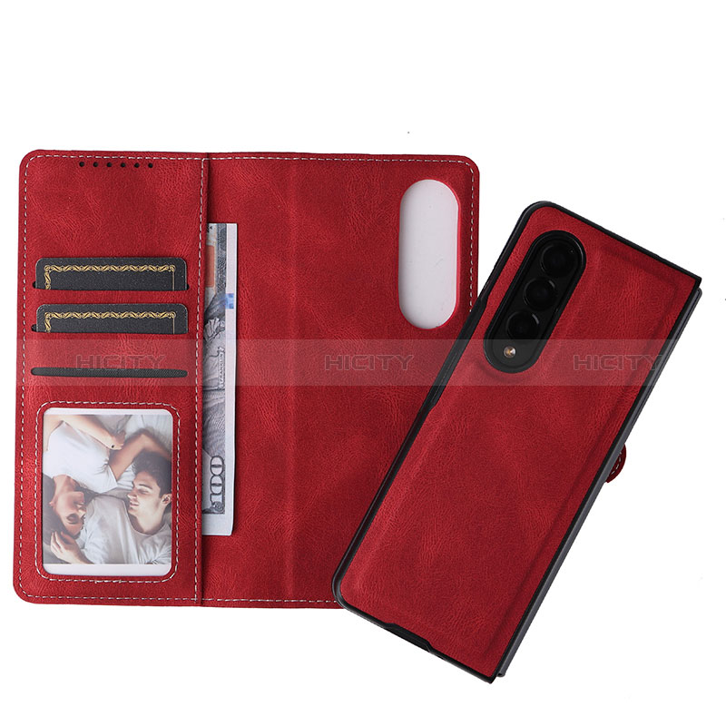 Custodia Portafoglio In Pelle Cover con Supporto BY7 per Samsung Galaxy Z Fold3 5G