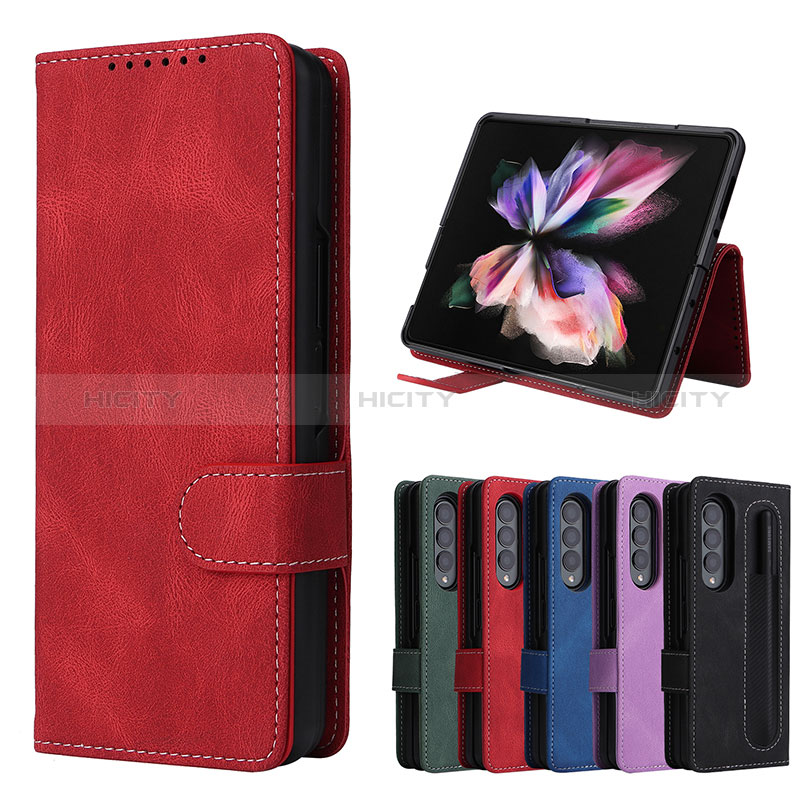 Custodia Portafoglio In Pelle Cover con Supporto BY7 per Samsung Galaxy Z Fold3 5G