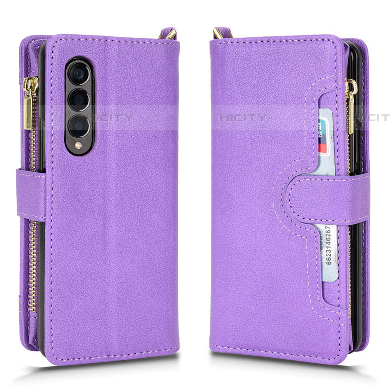 Custodia Portafoglio In Pelle Cover con Supporto BY8 per Samsung Galaxy Z Fold4 5G