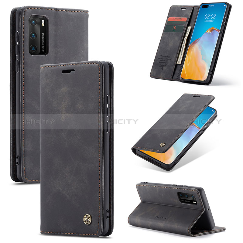 Custodia Portafoglio In Pelle Cover con Supporto C01S per Huawei P40