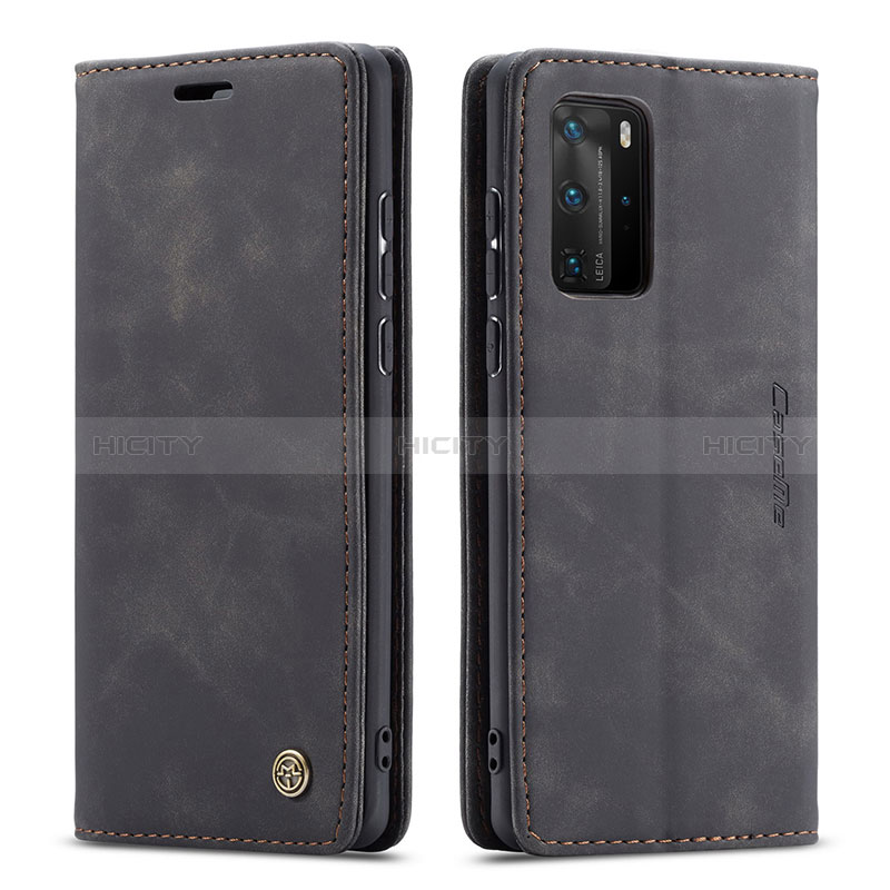 Custodia Portafoglio In Pelle Cover con Supporto C01S per Huawei P40 Pro