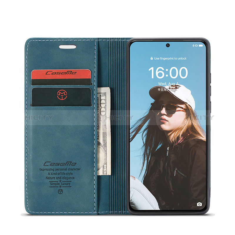 Custodia Portafoglio In Pelle Cover con Supporto C01S per Huawei P50 Pro