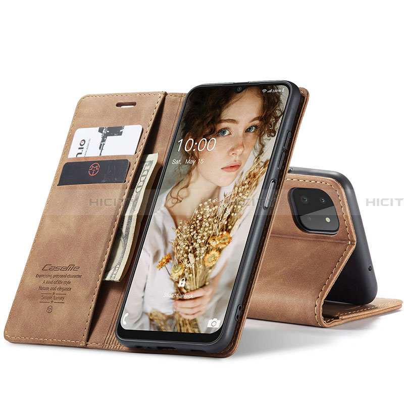 Custodia Portafoglio In Pelle Cover con Supporto C01S per Samsung Galaxy A22 5G