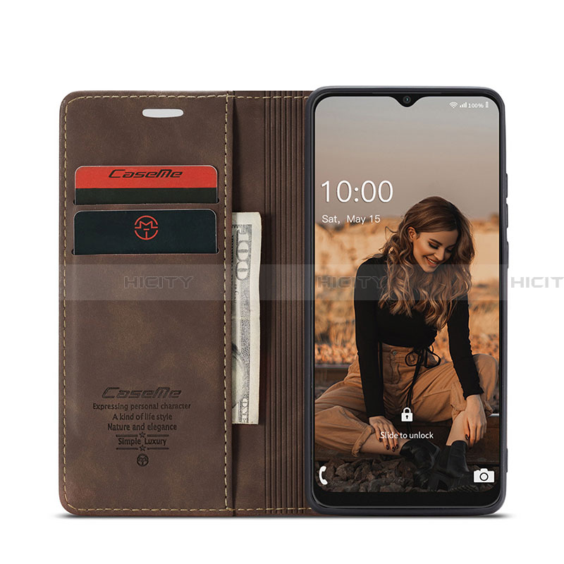 Custodia Portafoglio In Pelle Cover con Supporto C01S per Samsung Galaxy A22 5G