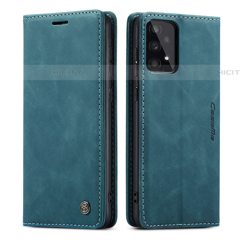 Custodia Portafoglio In Pelle Cover con Supporto C01S per Samsung Galaxy A33 5G Blu