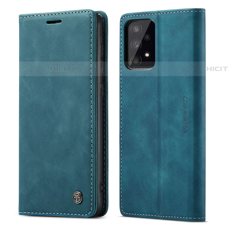 Custodia Portafoglio In Pelle Cover con Supporto C01S per Samsung Galaxy A53 5G Blu