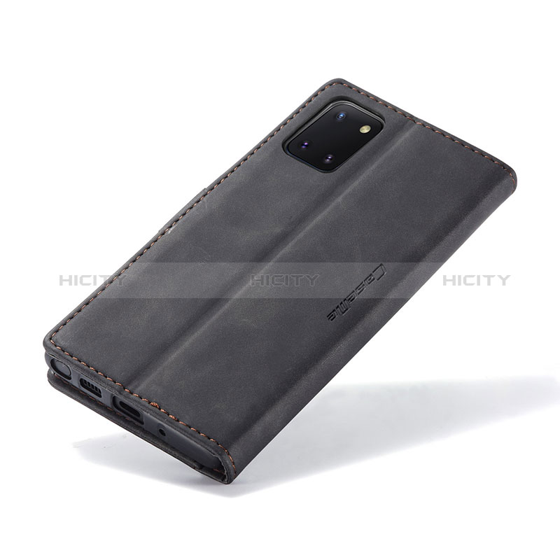 Custodia Portafoglio In Pelle Cover con Supporto C01S per Samsung Galaxy A81