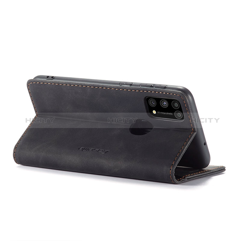 Custodia Portafoglio In Pelle Cover con Supporto C01S per Samsung Galaxy M21s