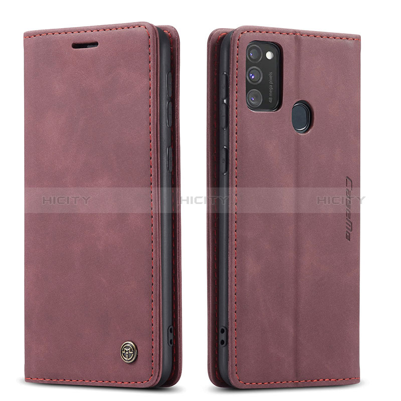 Custodia Portafoglio In Pelle Cover con Supporto C01S per Samsung Galaxy M30s