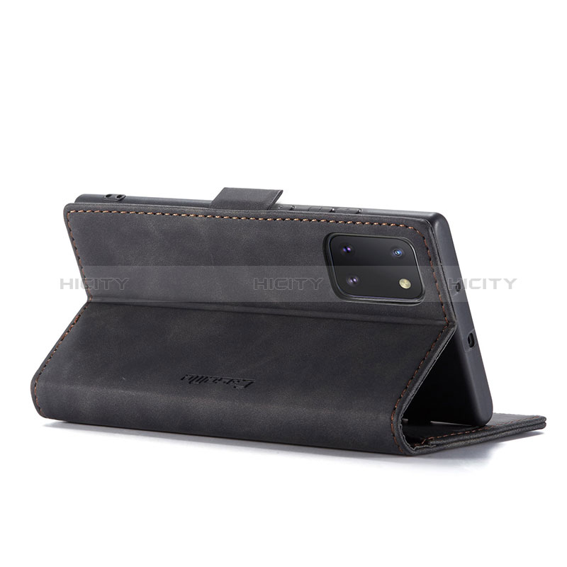 Custodia Portafoglio In Pelle Cover con Supporto C01S per Samsung Galaxy M60s