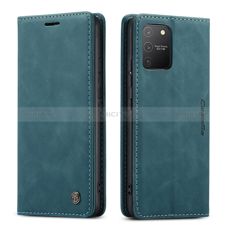 Custodia Portafoglio In Pelle Cover con Supporto C01S per Samsung Galaxy S10 Lite Blu