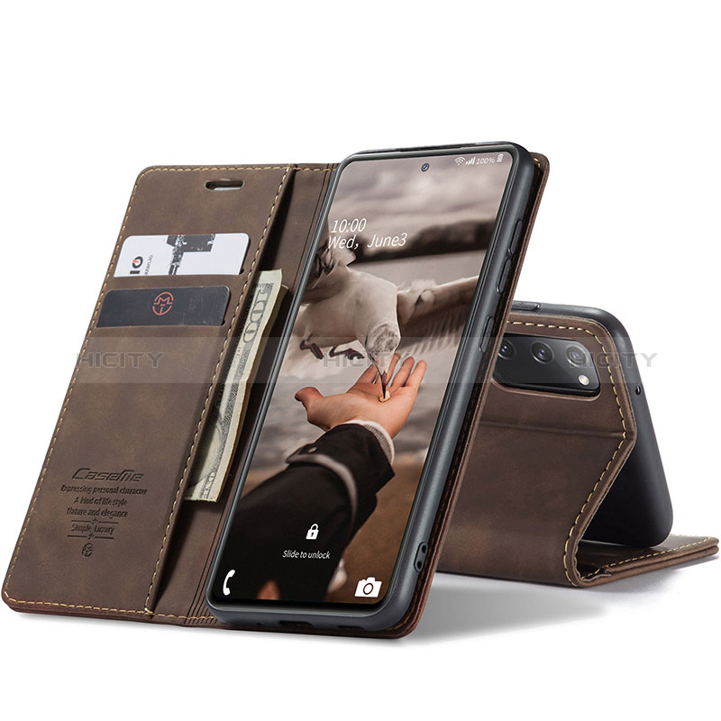 Custodia Portafoglio In Pelle Cover con Supporto C01S per Samsung Galaxy S20 Lite 5G